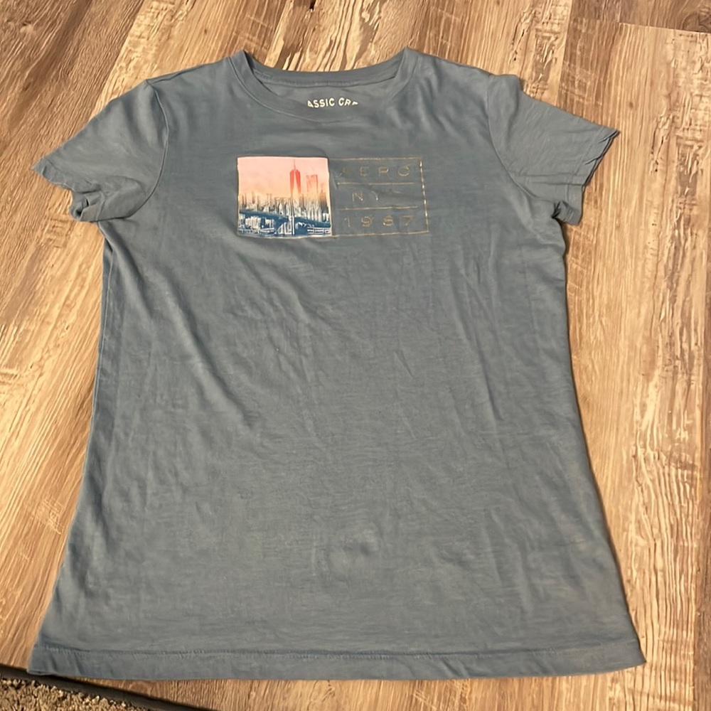 Light blue shirt No wear no tear no stains perfect like new condition classic t